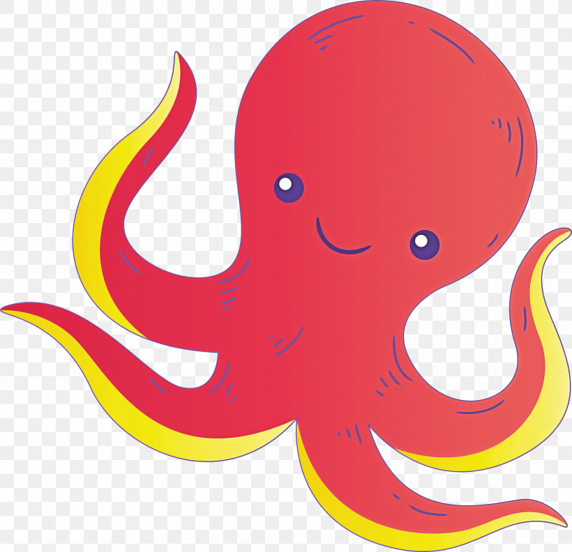 Octopus Giant Pacific Octopus Octopus Cartoon Line, PNG, 3000x2899px, Watercolor Octopus, Animal Figure, Cartoon, Giant Pacific Octopus, Line Download Free