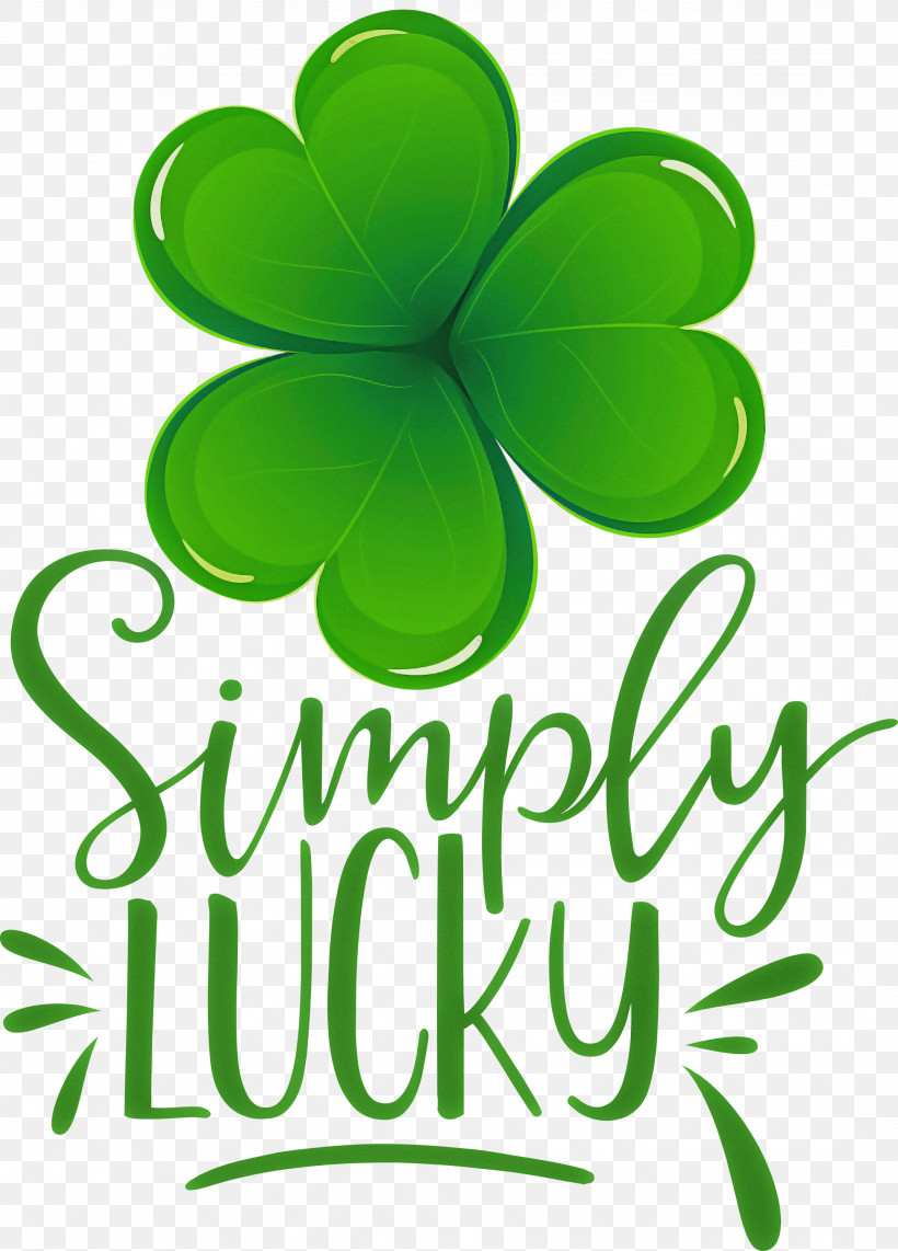 Shamrock Simply Lucky Saint Patricks Day, PNG, 2154x3000px, Shamrock, Biology, Flower, Green, Leaf Download Free