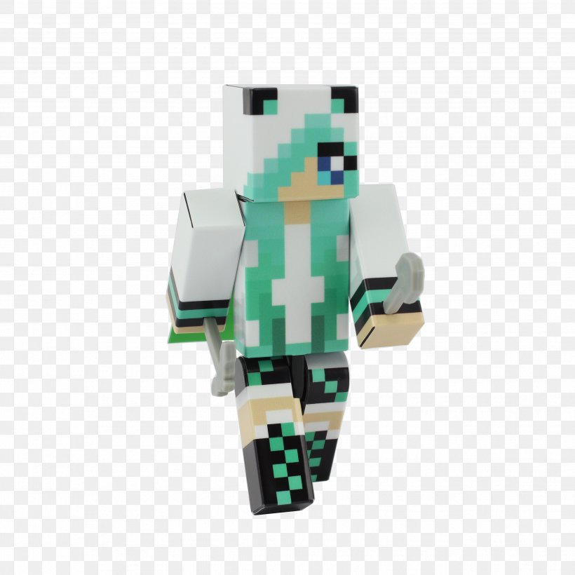 Action & Toy Figures Minecraft Teal Giant Panda, PNG, 3456x3456px, Action Toy Figures, Child, Discounts And Allowances, Figurine, Game Download Free
