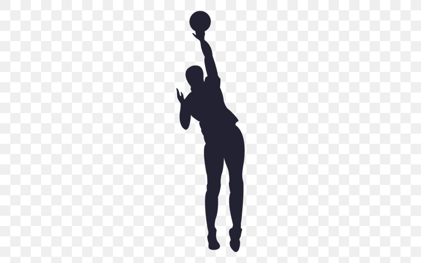 Basketball Player Silhouette Sport, PNG, 512x512px, Basketball, Arm, Athlete, Basketball Player, Finger Download Free