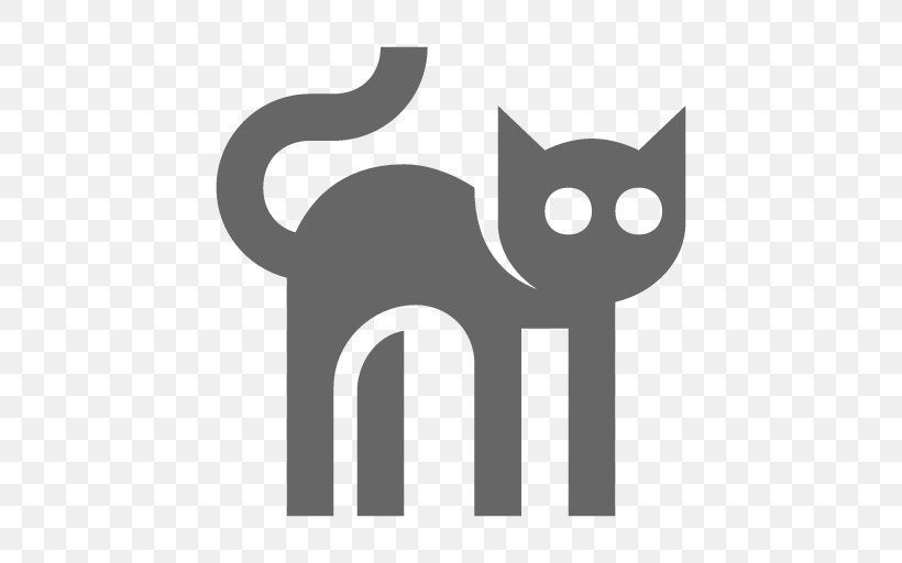 Smiley Cat Symbol, PNG, 512x512px, Smiley, Black, Black And White, Black Cat, Carnivoran Download Free