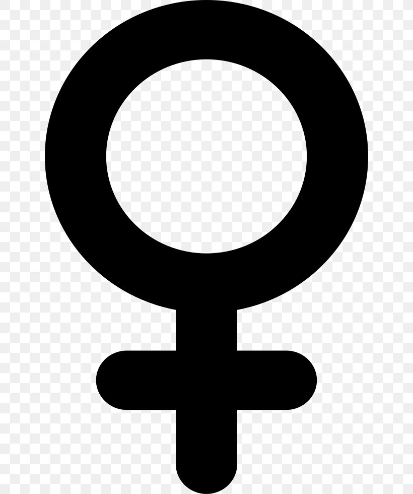 Gender Symbol Female Clip Art, PNG, 642x980px, Gender Symbol, Black And White, Female, Gender, Male Download Free