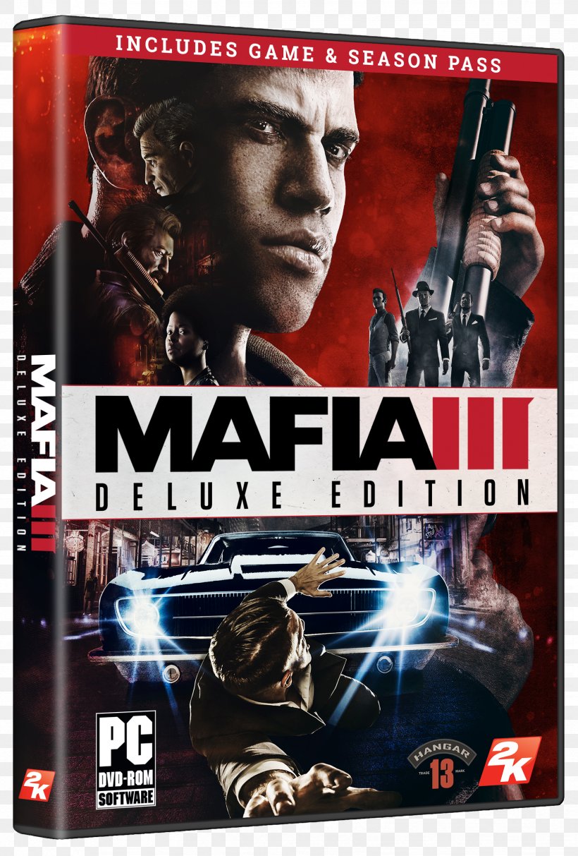 Mafia III Video Game PlayStation 4 2K Games, PNG, 1648x2438px, 2k Games, Mafia Iii, Action Figure, Action Film, Downloadable Content Download Free