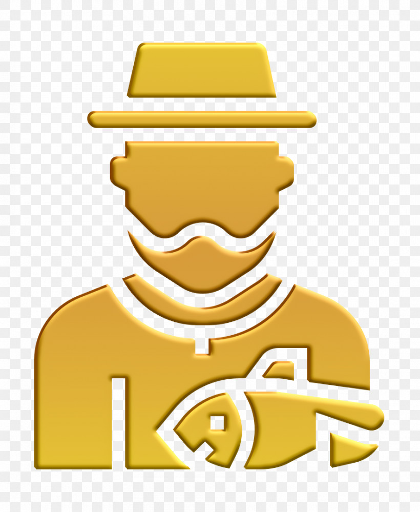 Jobs And Occupations Icon Fisherman Icon, PNG, 886x1080px, Jobs And Occupations Icon, Cartoon, Fisherman Icon, Hat, Headgear Download Free