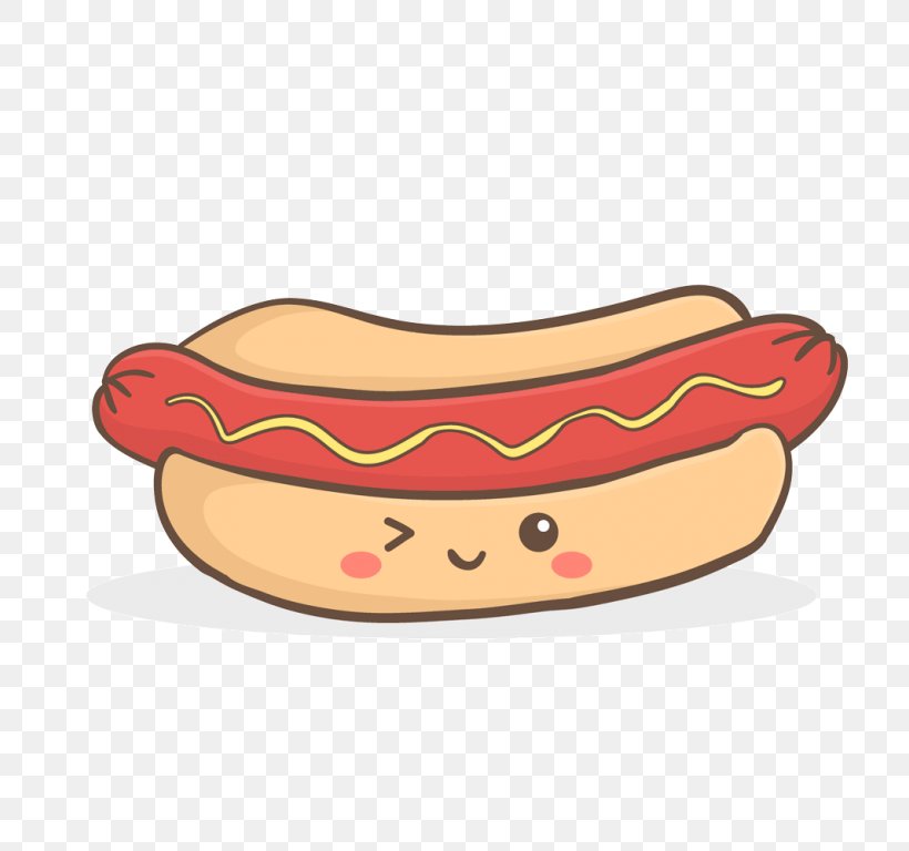 Junk Food Drawing Kawaii Hot Dog, PNG, 768x768px, Junk Food, Baked Goods, Biscuit, Bun, Cartoon Download Free