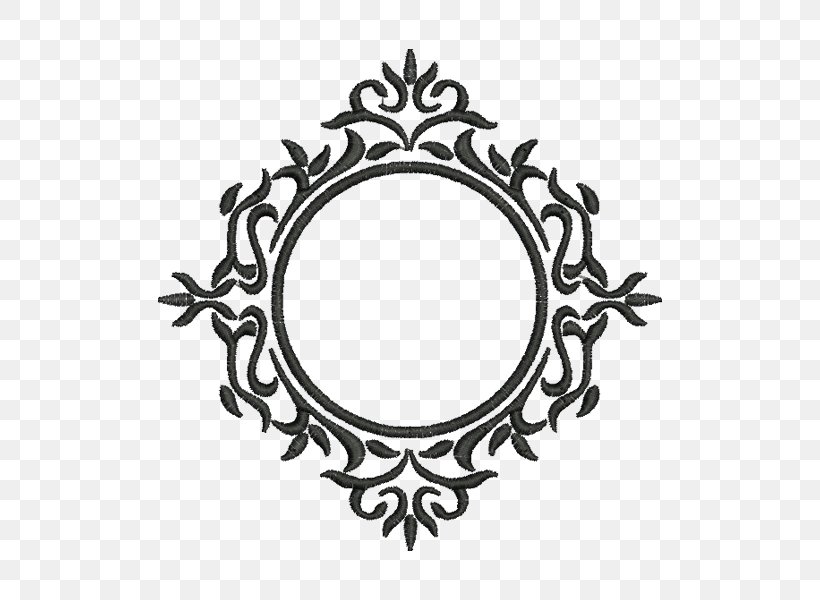 Machine Embroidery Picture Frames Monogram Pattern, PNG, 600x600px, Embroidery, Black And White, Flower, Janome, Machine Embroidery Download Free