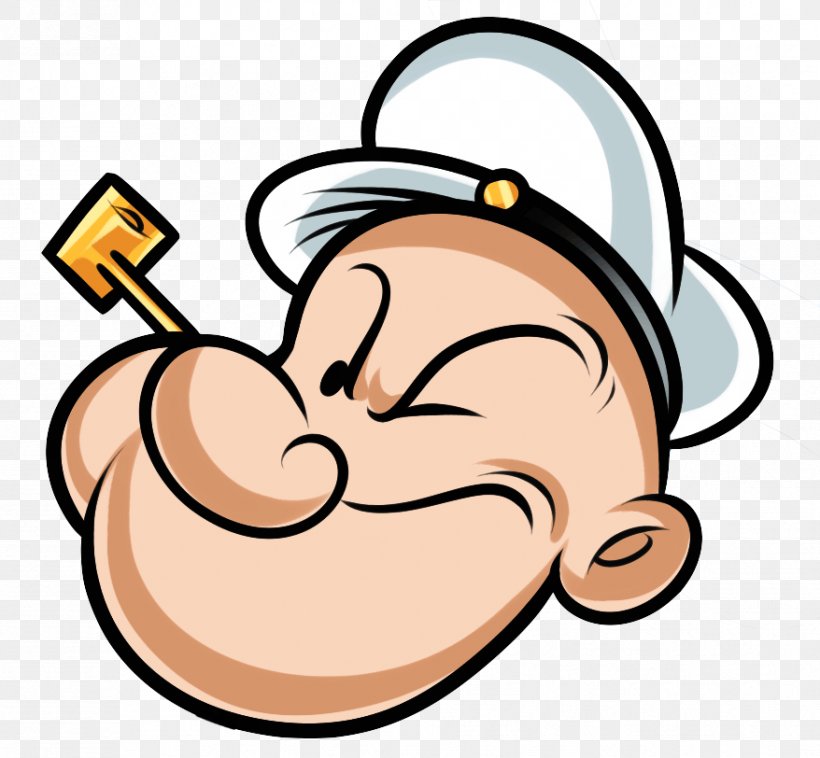 Popeye Olive Oyl T-shirt Tobacco Pipe Clip Art, PNG, 878x812px, Popeye, Animation, Artwork, Cartoon, Drawing Download Free