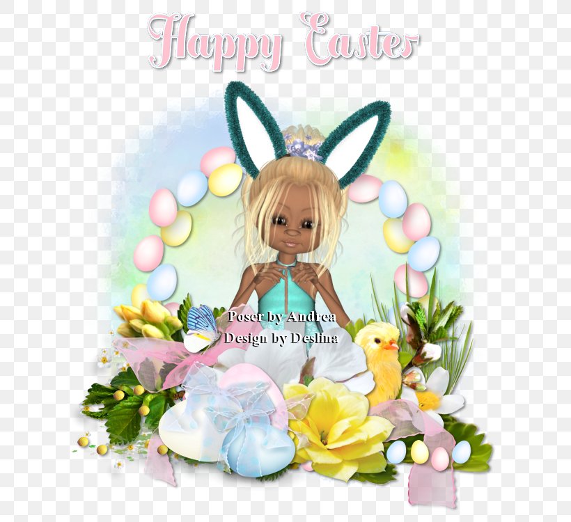 Easter Bunny Rabbit, PNG, 750x750px, Easter Bunny, Easter, Flower, Petal, Rabbit Download Free