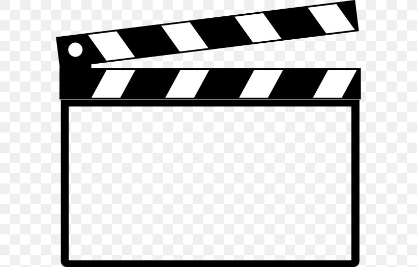 Clapperboard Film Director Clip Art, PNG, 600x524px, Clapperboard, Area, Black, Black And White, Brand Download Free