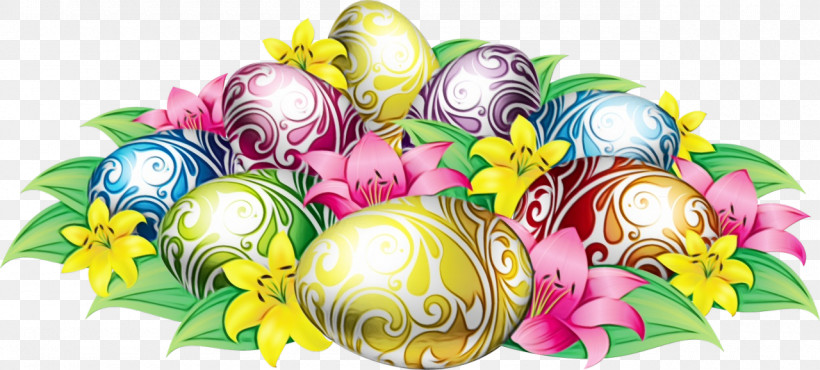 Easter Egg, PNG, 1280x578px, Watercolor, Easter, Easter Egg, Egg, Food Download Free