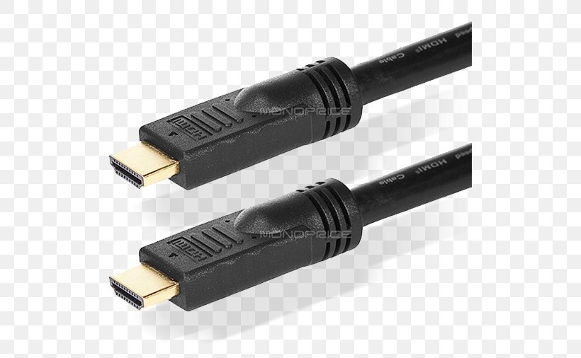 HDMI Monoprice Electrical Cable Extension Cords IEEE 1394, PNG, 635x506px, Hdmi, Cable, Chlorine, Data Transfer Cable, Electrical Cable Download Free