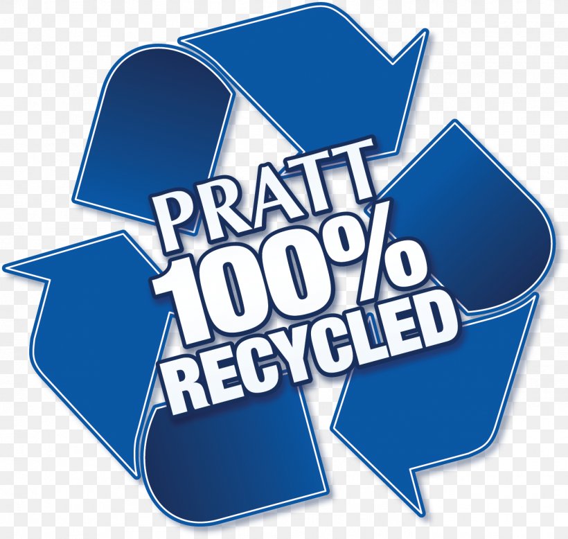 Pratt Industries, Inc. Logo Recycling Symbol Pratt Institute, PNG, 1419x1347px, Logo, Area, Blue, Brand, Cardboard Download Free