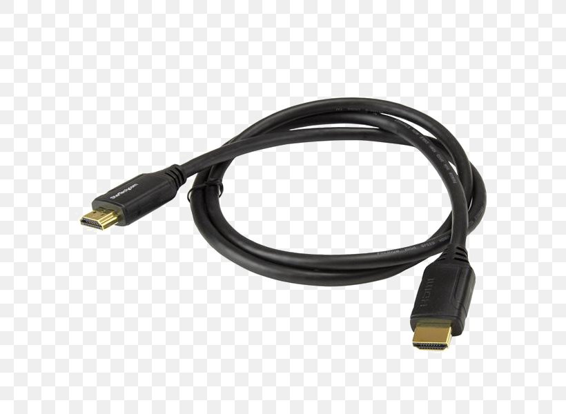 HDMI DisplayPort Electrical Cable StarTech.com Electrical Connector, PNG, 600x600px, 4k Resolution, Hdmi, Cable, Coaxial Cable, Data Transfer Cable Download Free