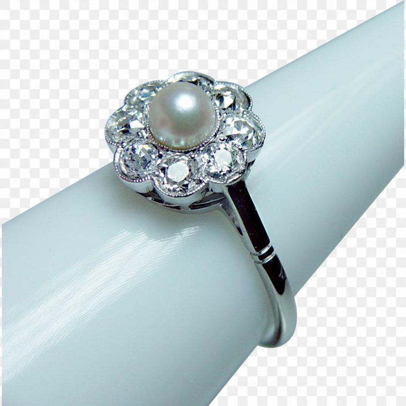 Pearl Wedding Ring Crystal Silver, PNG, 872x872px, Pearl, Body Jewellery, Body Jewelry, Crystal, Cut Download Free