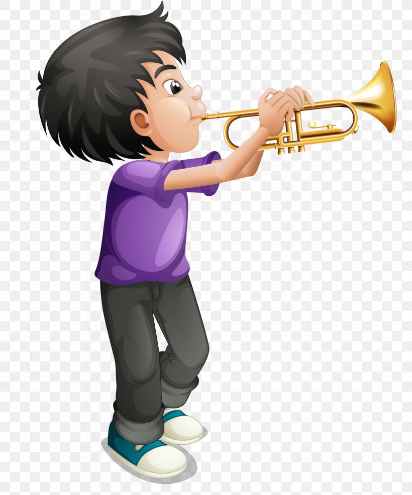 Trumpet Royalty-free Clip Art, PNG, 2529x3041px, Watercolor, Cartoon, Flower, Frame, Heart Download Free