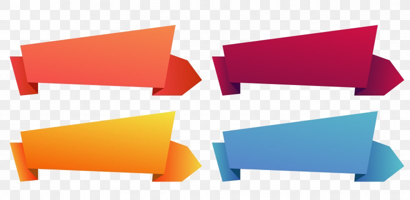 Vector Hand-painted Banners, PNG, 3409x1664px, 3d Computer Graphics, Computer Graphics, Animation, Brand, Computer Animation Download Free