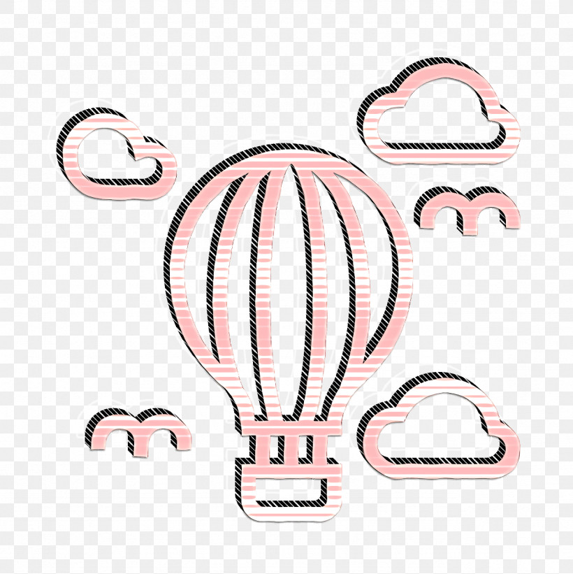 Web And Graphic Design Icon Hot Air Balloon Icon Trip Icon, PNG, 1282x1284px, Hot Air Balloon Icon, Biology, Cartoon, Geometry, Line Download Free