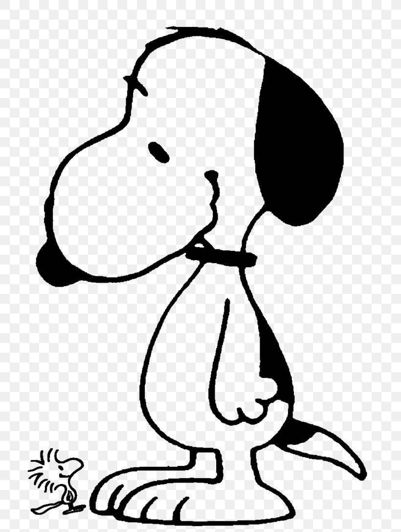 Snoopy Woodstock Charlie Brown Peanuts Fan Art, PNG, 735x1086px, Snoopy, Area, Art, Artwork, Black Download Free
