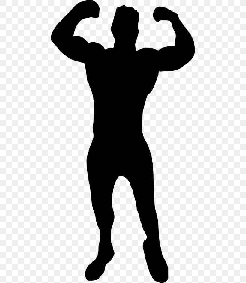 Bodybuilding Muscle Clip Art, PNG, 480x944px, Bodybuilding, Arm, Biceps, Black, Black And White Download Free