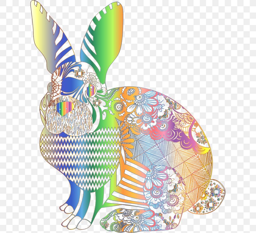 Easter Bunny Hare Rabbit T-shirt, PNG, 626x746px, Easter Bunny, Color, Domestic Rabbit, Drawing, Easter Download Free
