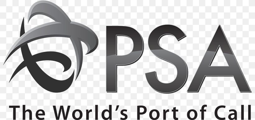Logo Port Of Singapore PSA International, PNG, 800x386px, Logo, Black And White, Brand, Cargo, Container Port Download Free
