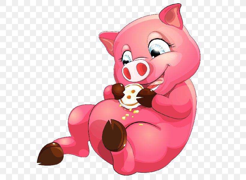 Pig Puppy Cuteness Giant Panda Clip Art, PNG, 600x600px, Watercolor, Cartoon, Flower, Frame, Heart Download Free