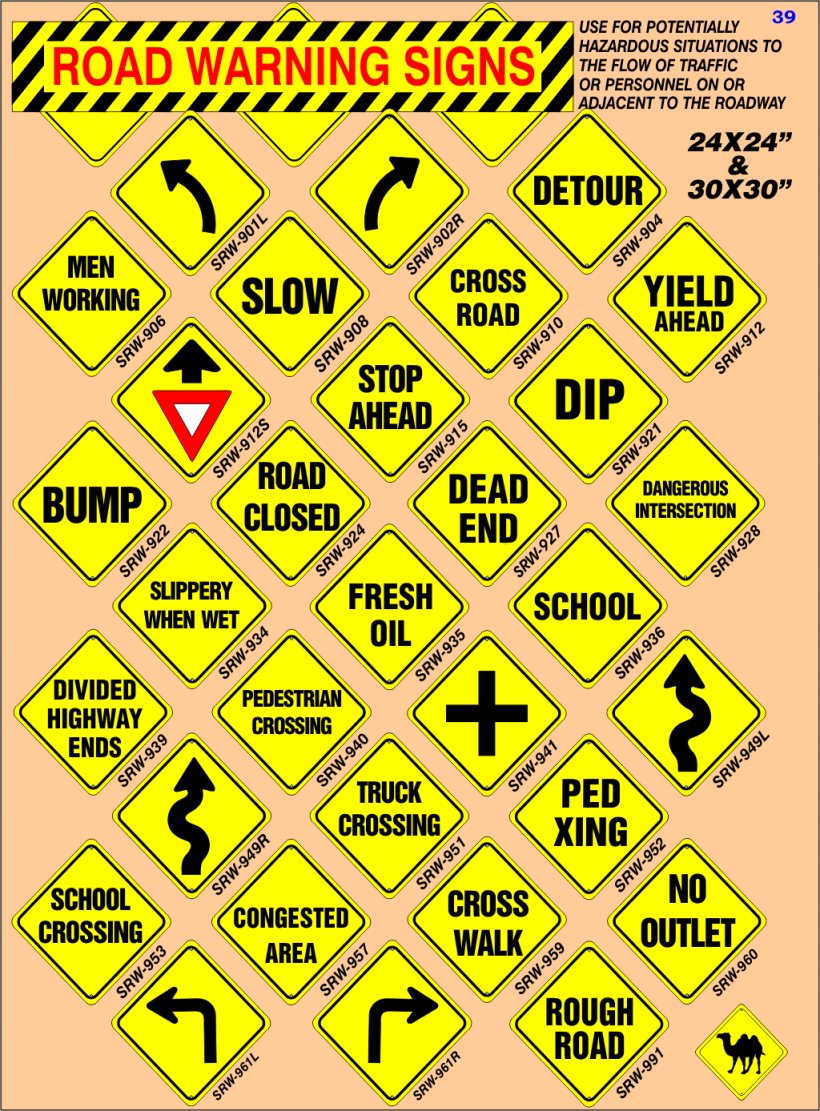 Warning Sign Traffic Sign Road, PNG, 1024x1388px, Watercolor, Cartoon, Flower, Frame, Heart Download Free