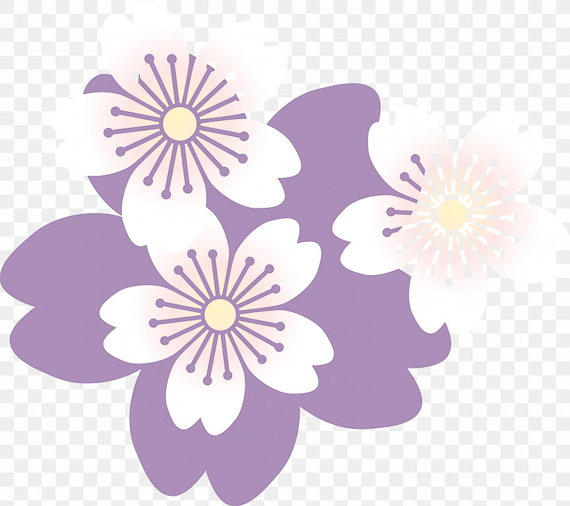 Cherry Flower, PNG, 3000x2666px, Cherry Flower, Aster, Flower, Lilac, Petal Download Free