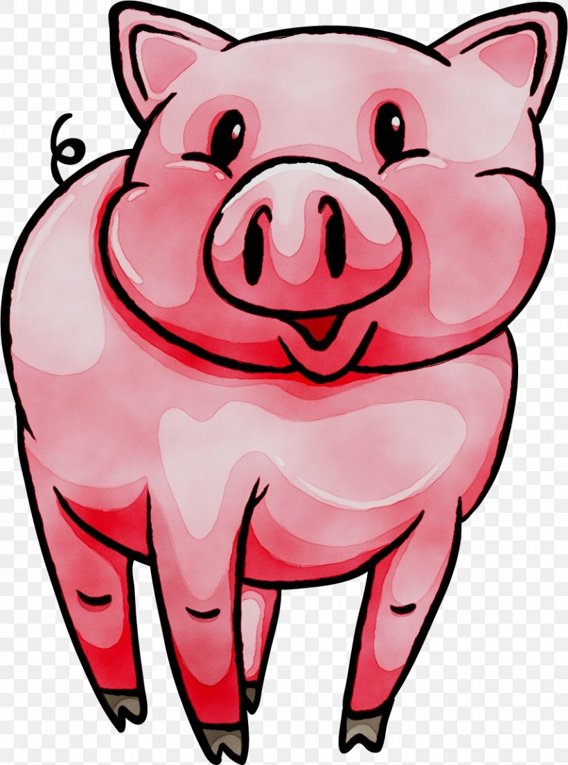 Pig Vector Graphics Royalty-free Stock Photography Illustration, PNG, 854x1150px, Pig, Cartoon, Domestic Pig, Drawing, Entelodont Download Free