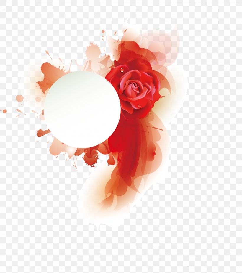 Rose Flower Euclidean Vector Red, PNG, 1732x1949px, Rose, Color, Drawing, Flower, Orange Download Free