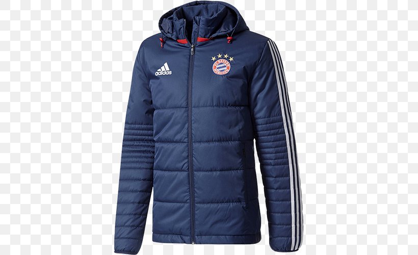 FC Bayern Munich Tracksuit Jacket Adidas, PNG, 500x500px, Fc Bayern Munich, Adidas, Blue, Coat, Electric Blue Download Free