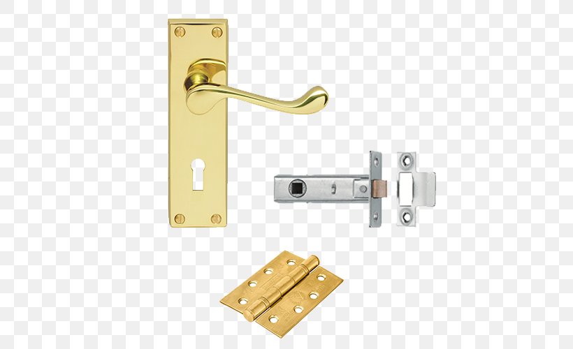 Lock Door Handle Latch Hinge, PNG, 500x500px, Lock, Brass, Door, Door Furniture, Door Handle Download Free