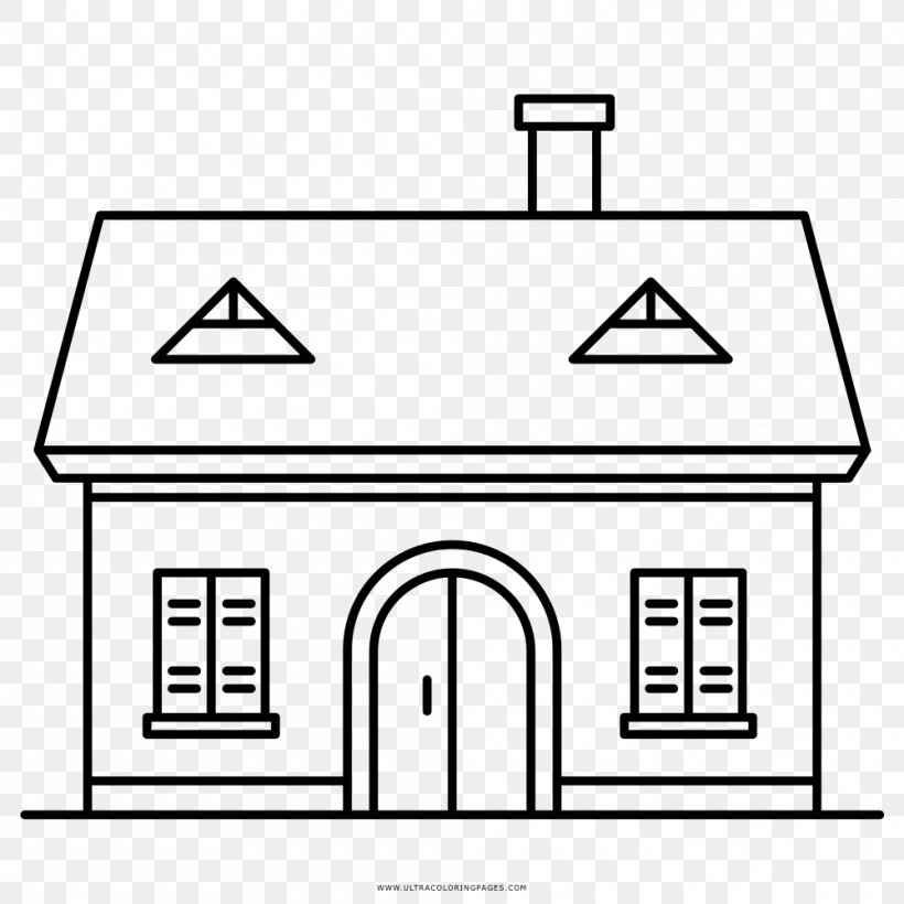 House Drawing Coloring Book Casa De Juego, PNG, 1000x1000px, House,  Architectural Drawing, Area, Ausmalbild, Black And