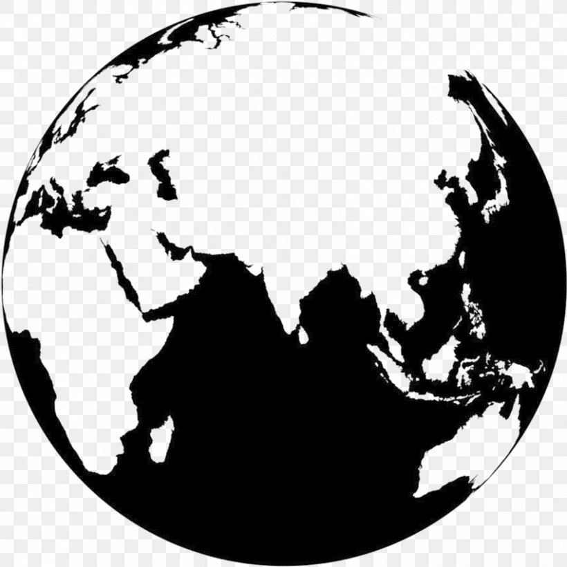 Earth Cartoon Drawing, PNG, 850x851px, Earth, Blackandwhite, Drawing, Globe, Planet Download Free