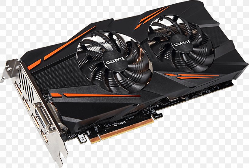 Graphics Cards & Video Adapters NVIDIA GeForce GTX 1070 英伟达精视GTX Gigabyte Technology, PNG, 936x634px, Graphics Cards Video Adapters, Computer Component, Computer Cooling, Computer Hardware, Digital Visual Interface Download Free