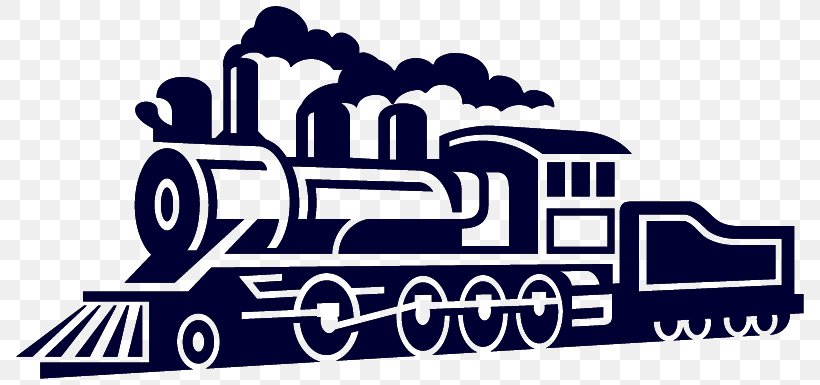 Train Locomotive Wall Decal Logo Drawing, PNG, 800x385px, Train, Brand, Designer, Drawing, Idea Download Free
