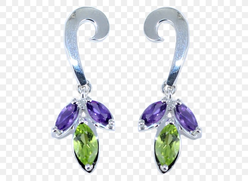 Amethyst Earring Silver Body Jewellery, PNG, 600x600px, Amethyst, Body Jewellery, Body Jewelry, Earring, Earrings Download Free