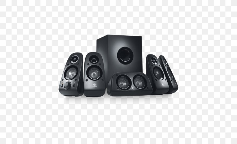 Logitech Z506 5.1 Surround Sound Loudspeaker Computer Speakers, PNG, 500x500px, 51 Surround Sound, Logitech Z506, Audio, Audio Equipment, Computer Download Free