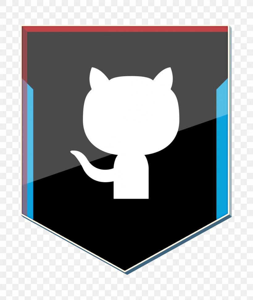 Github Icon Shield Icon Social Icon, PNG, 1046x1240px, Github Icon, Cartoon, Cat, Fictional Character, Rectangle Download Free