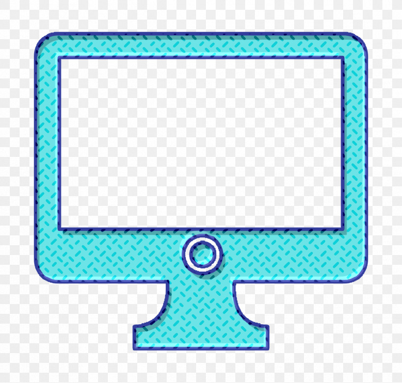 Imac Icon Computer Icon Monitor Icon, PNG, 1244x1186px, Imac Icon, Computer Icon, Electric Blue M, Geometry, Line Download Free