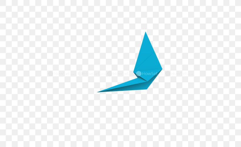 Triangle Origami, PNG, 500x500px, Origami, Microsoft Azure, Stx Glb1800 Util Gr Eur, Triangle, Turquoise Download Free