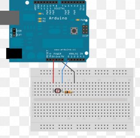 Pull-up Resistor Push-button Arduino Electronic Circuit, PNG ...
