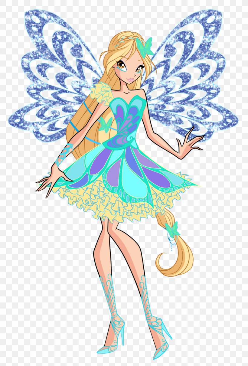 Bloom Roxy The Trix Butterflix Fairy, PNG, 1024x1512px, Bloom, Art, Butterflix, Costume Design, Dance Dress Download Free