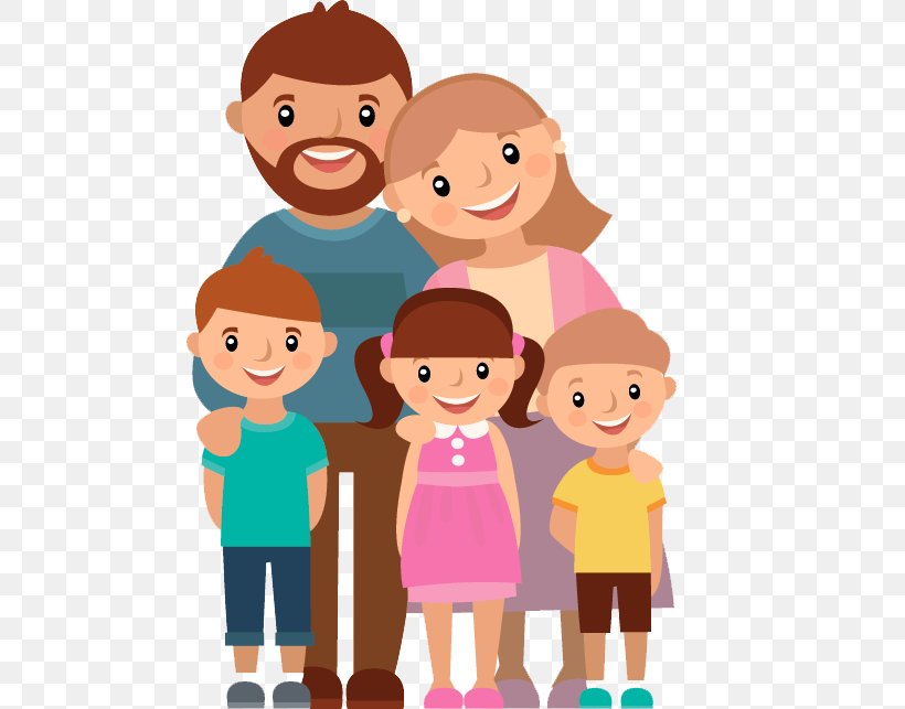 Download Vector Graphics Illustration Family Cartoon Child, PNG ...