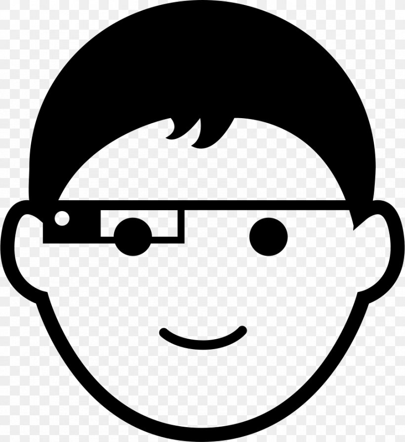 Google, PNG, 898x980px, Google Glass, Area, Black, Black And White, Computer Download Free