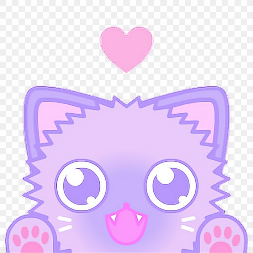 Kavaii Catgirl Drawing Clip Art, PNG, 1024x1024px, Watercolor, Cartoon, Flower, Frame, Heart Download Free