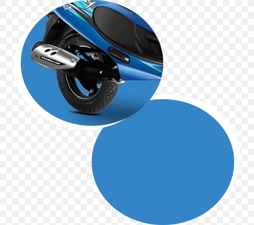 Scooter TVS Scooty TVS Motor Company TVS Wego TVS, PNG, 731x726px, Scooter, Blue, Electric Blue, Engine, Fuel Efficiency Download Free