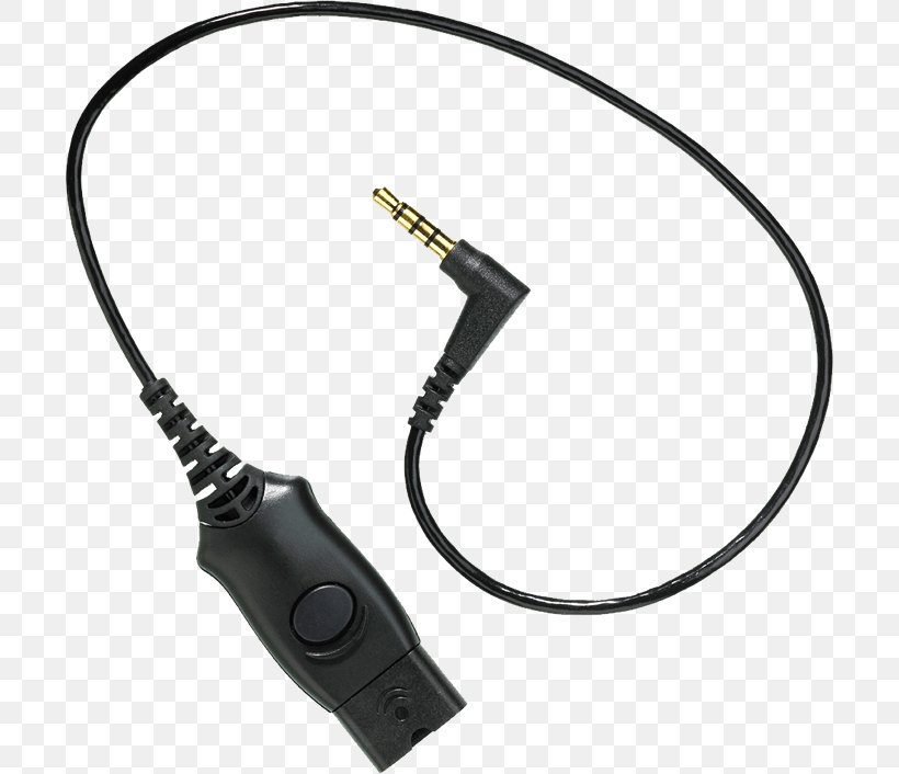 Headset Adapter Plantronics EncorePro HW720 Headphones, PNG, 700x706px, Headset, Adapter, Cable, Communication Accessory, Data Transfer Cable Download Free