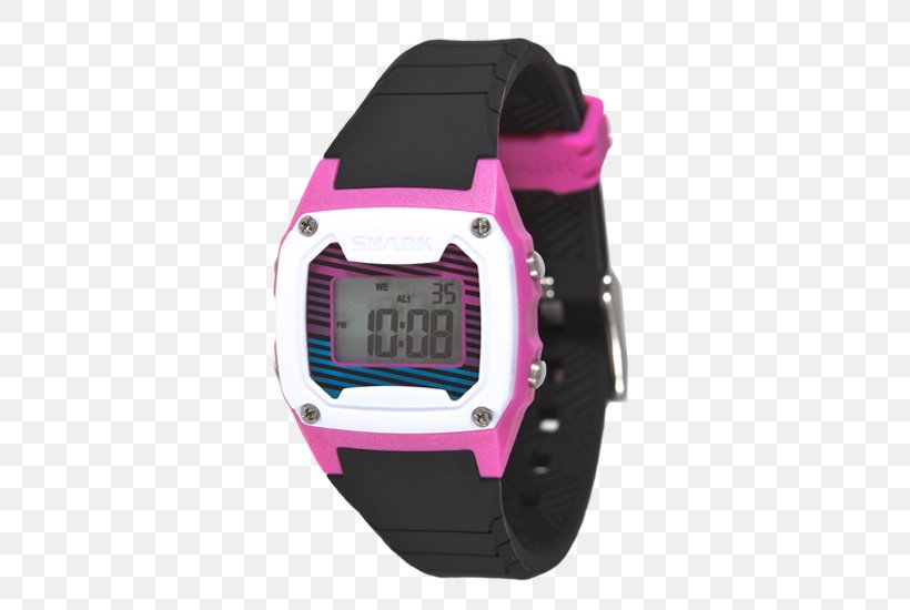 SHARK Sport Watch Pink Strap Chronograph, PNG, 500x550px, Watch, Backlight, Blue, Chronograph, Color Download Free