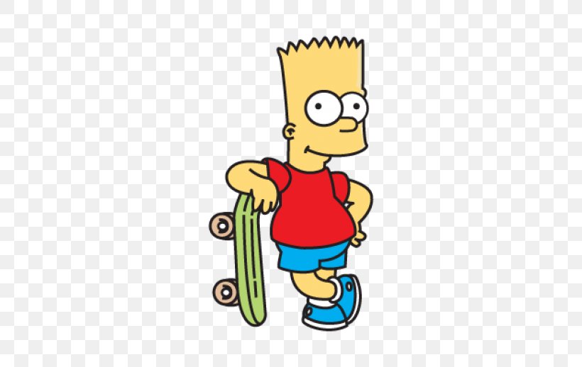 Bart Simpson Lisa Simpson Homer Simpson Image The Simpsons Skateboarding, PNG, 518x518px, Bart Simpson, Area, Artwork, Barney Gumble, Carl Carlson Download Free